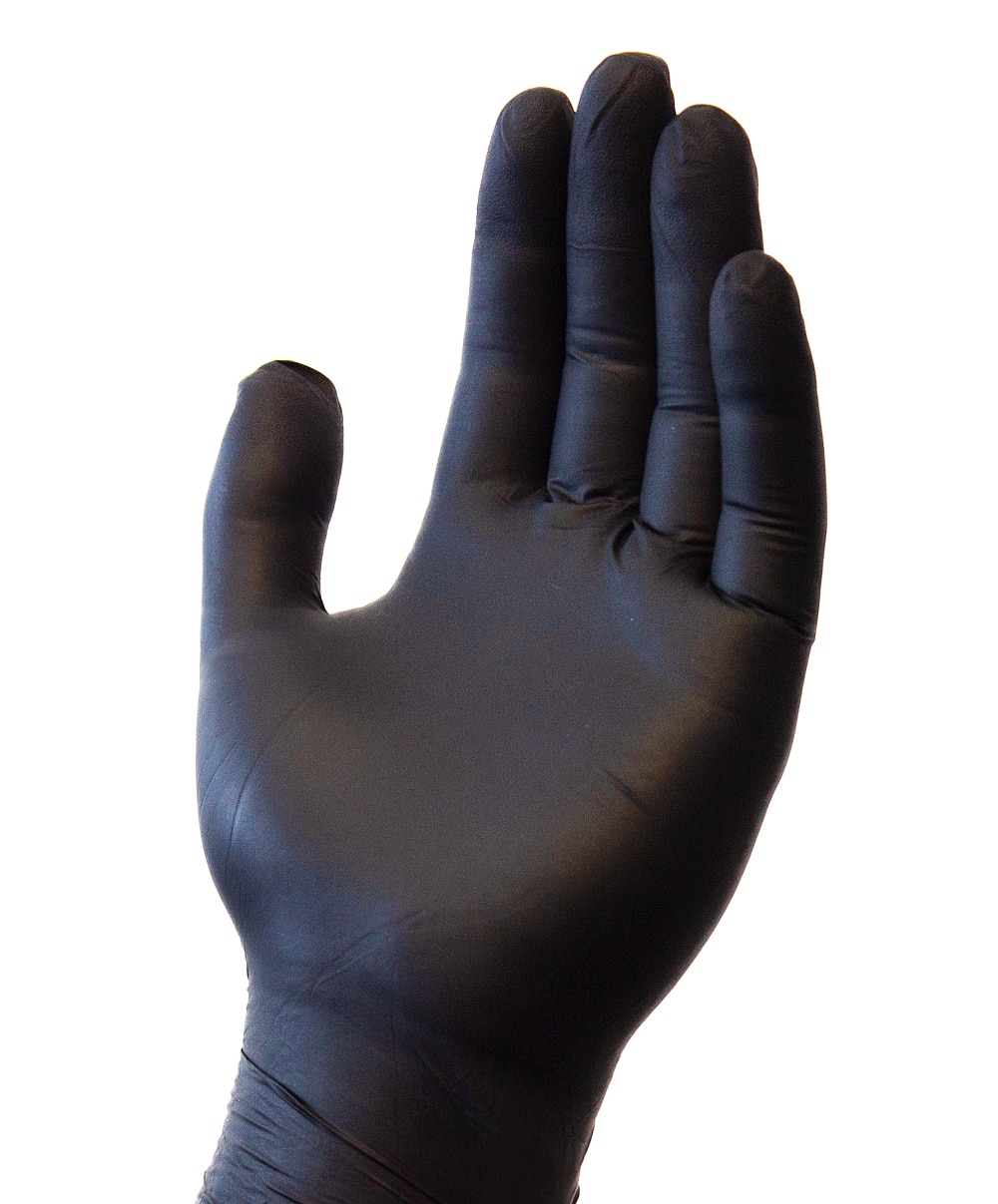 GNEP-LG-K N4433 4.3Mil Nitrile 
Medical Grade Powder Free 
Black Glove 100/Bx 10Bx/Cs